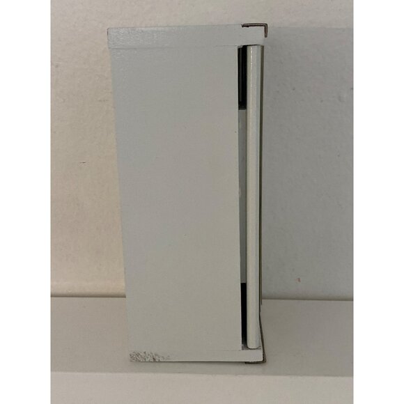 Doll House Miniature White Silver Wood Kitchen Oven Sink Refrigerator 3Pc VTG - Picture 12 of 16